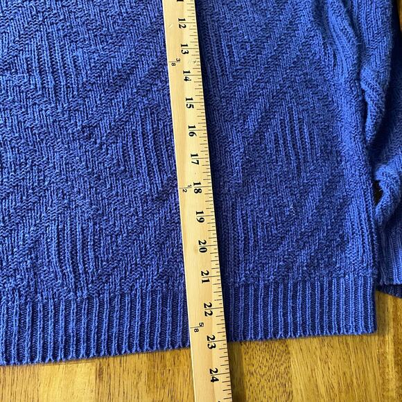 Vintage Women's Saturdays Crewneck Knit Sweater Medium Lightweight Ramie Cotton - Picture 12 of 12